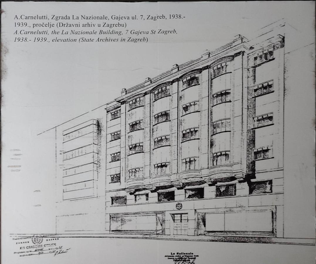 Studio Apartman Leon, Gajeva 7 Zagrzeb Zewnętrze zdjęcie